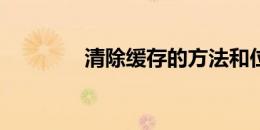 清除缓存的方法和位置指南