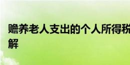赡养老人支出的个人所得税政策及申报流程详解